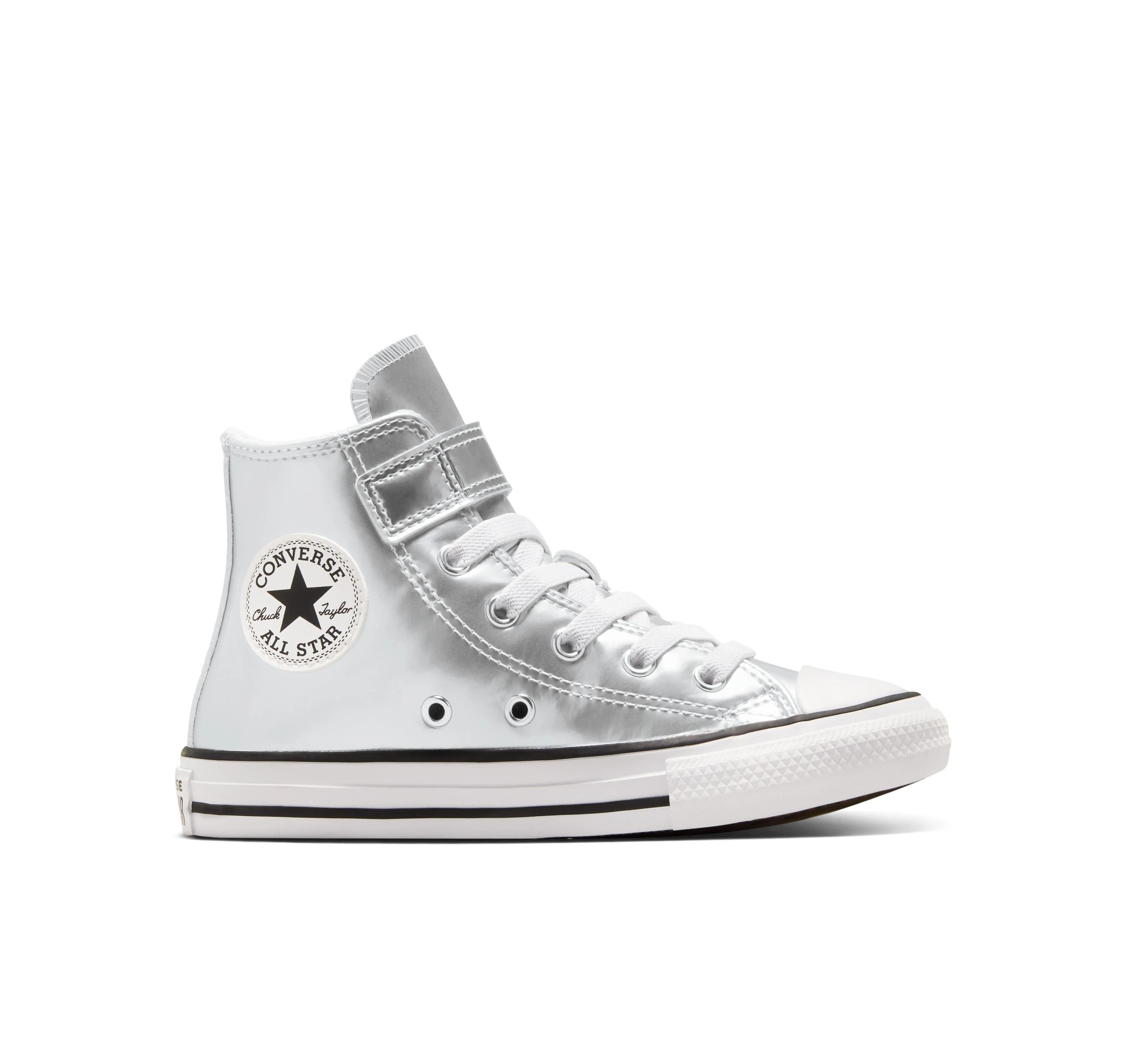 CONVERSE KID CT HI SHINE 1V - SILVER