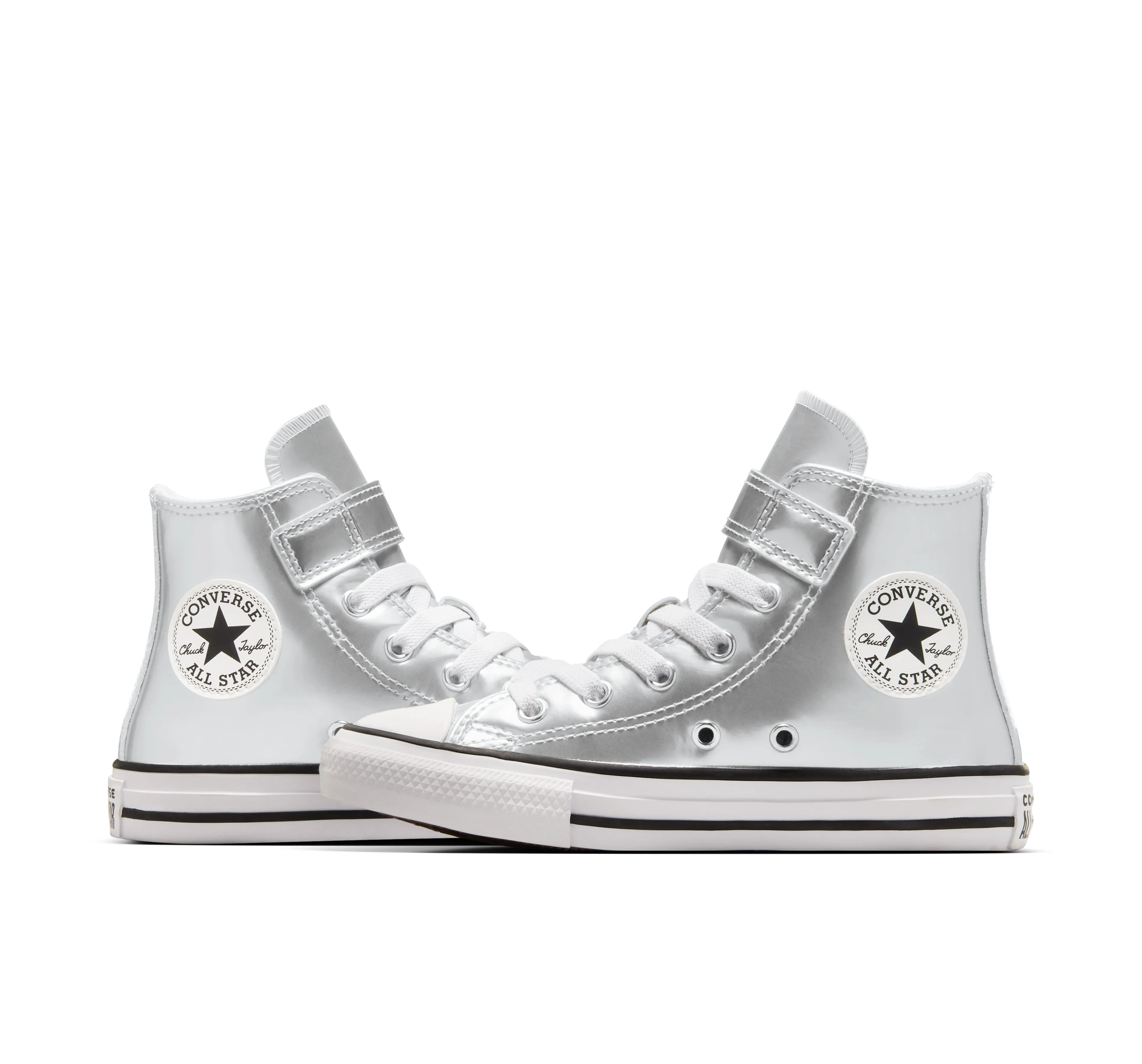 CONVERSE KID CT HI SHINE 1V - SILVER