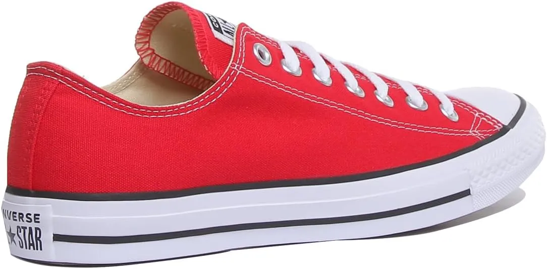 Converse Unisex Chuck Taylor All Star Ox Low Top Classic Red Sneaker
