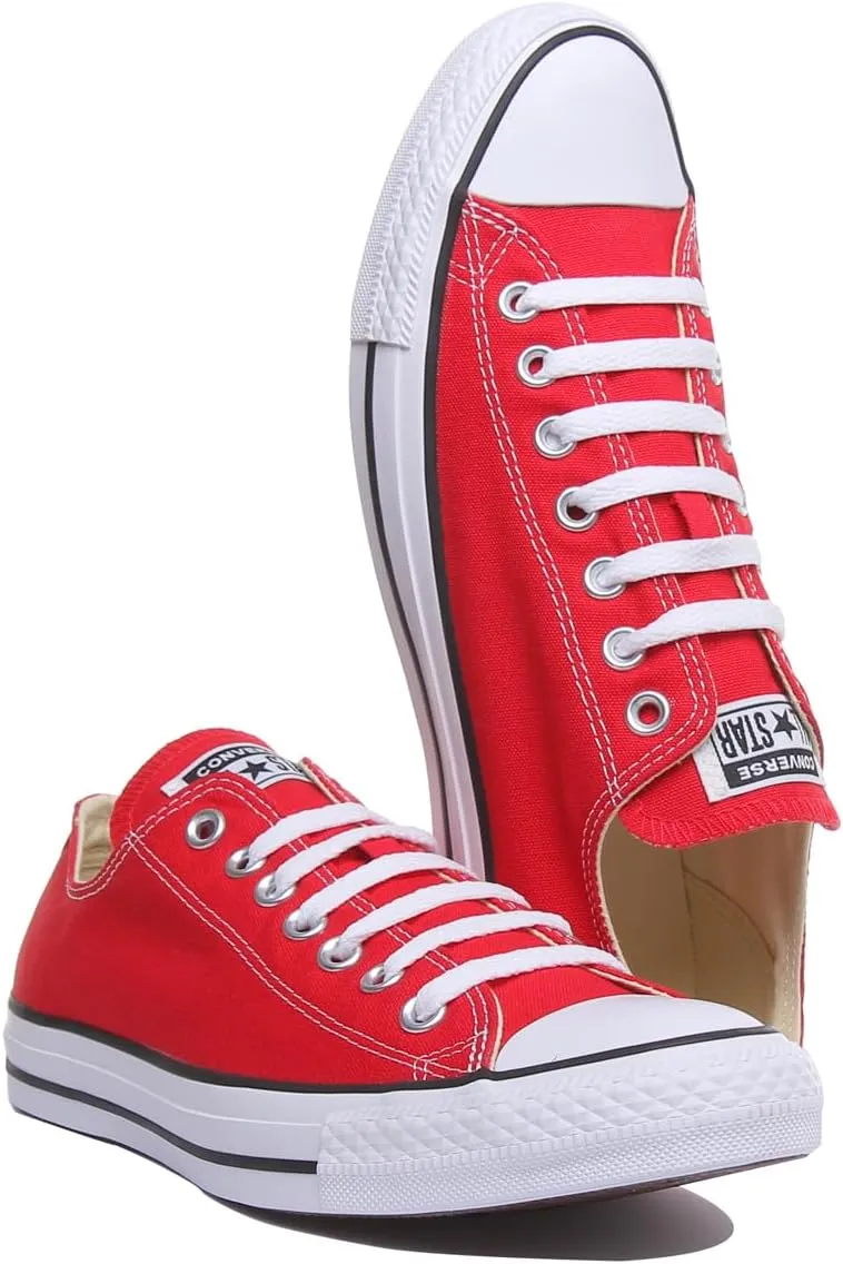 Converse Unisex Chuck Taylor All Star Ox Low Top Classic Red Sneaker