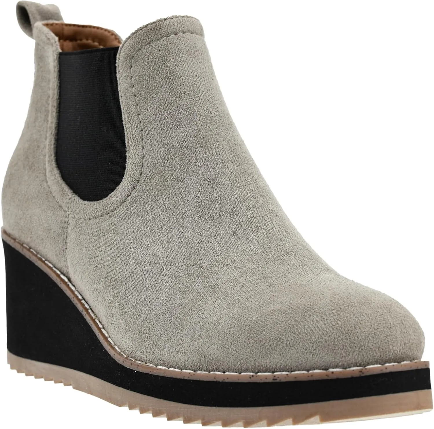 Corkys Footwear Love You A Latte 2.25-Inch Wedge Booties with a Full Inside Zip and Cushioned Insoles – Versatile Fall Essential