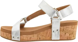 Corkys Footwear Women's Dont Tempt Me Strappy 2-Inch Wedge - Featuring Adjustable Comfort Straps, Soft Plush Cushioned Soles for Blissful Steps and All Day Wear