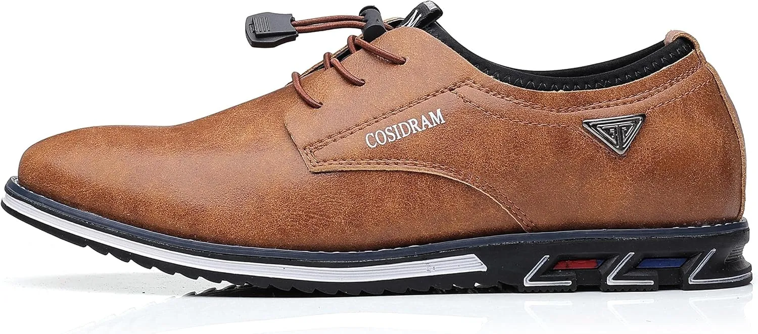 COSIDRAM Mens Casual Shoes Business Slip-on Shoes Comfort Fashion Office Shoes for Male