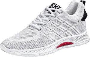 Couple Men's Elevator Shoes Men's Casual Mesh Trainers Lightweight Breathable Lace Up Sports Shoes with Hidden Lift Heel for Men Cm Mens Sneaker Socks Low Cut