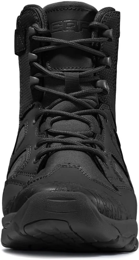 CQR Men's Military Tactical Boots, Lightweight 6 Inches Hiking Combat Boot Durable Breathable Outdoor Work Motorcycle Footwear