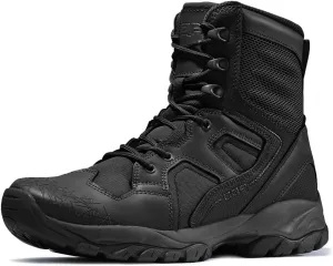 CQR Men's Military Tactical Boots, Lightweight 6 Inches Hiking Combat Boot Durable Breathable Outdoor Work Motorcycle Footwear
