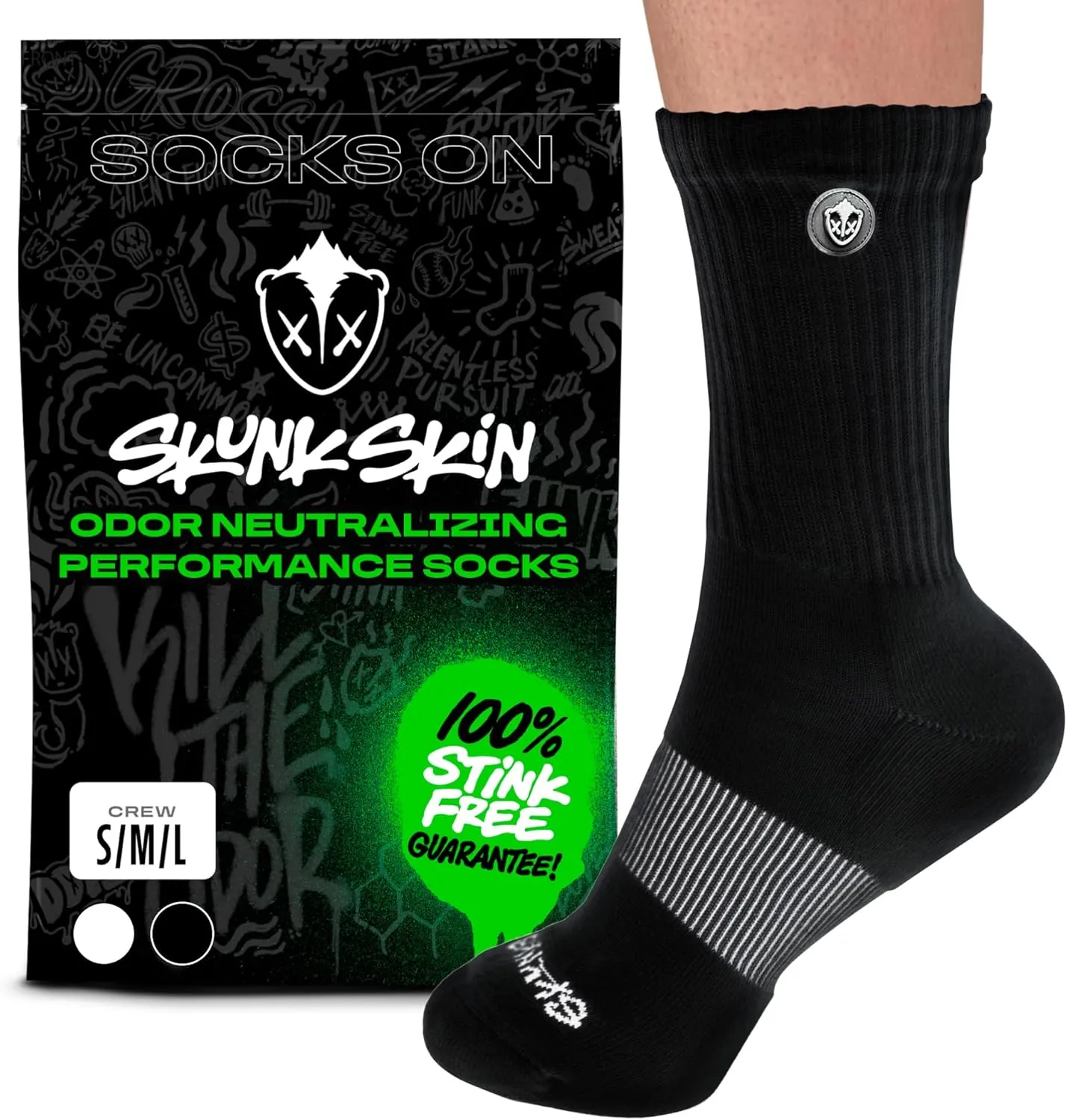 Crew Socks - Pack of 6 - Cushioned Athletic Socks for Women & Men - Breathable Cotton Blend - Low-Cut Length