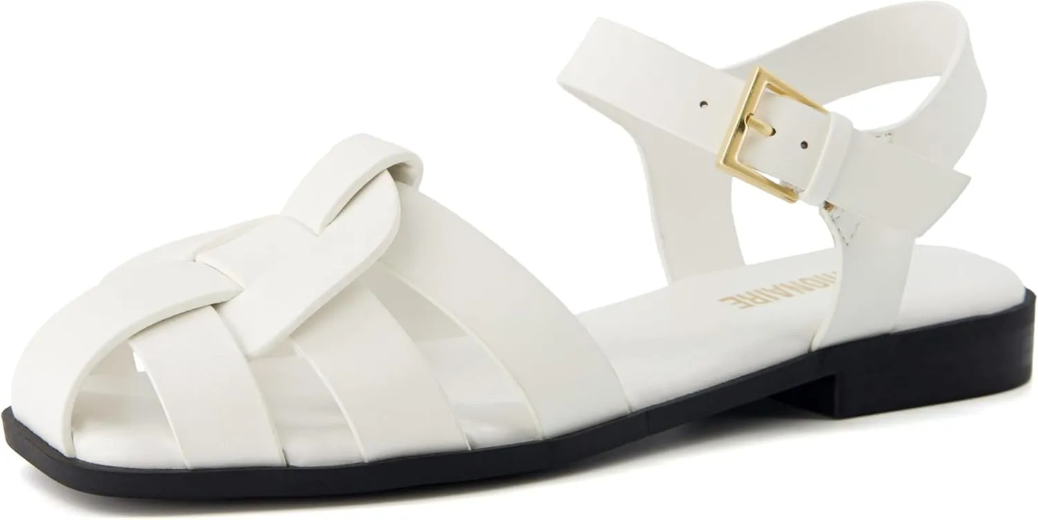 CUSHIONAIRE Benny Women's Fisherman Sandal With Cushioned Footbed and Adjustable Buckle