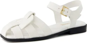CUSHIONAIRE Benny Women's Fisherman Sandal With Cushioned Footbed and Adjustable Buckle