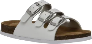 CUSHIONAIRE Kid's Lela JR Cork footbed Sandal with  Comfort