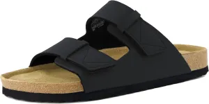 CUSHIONAIRE Men's Lynx Cork footbed Sandal with  Comfort