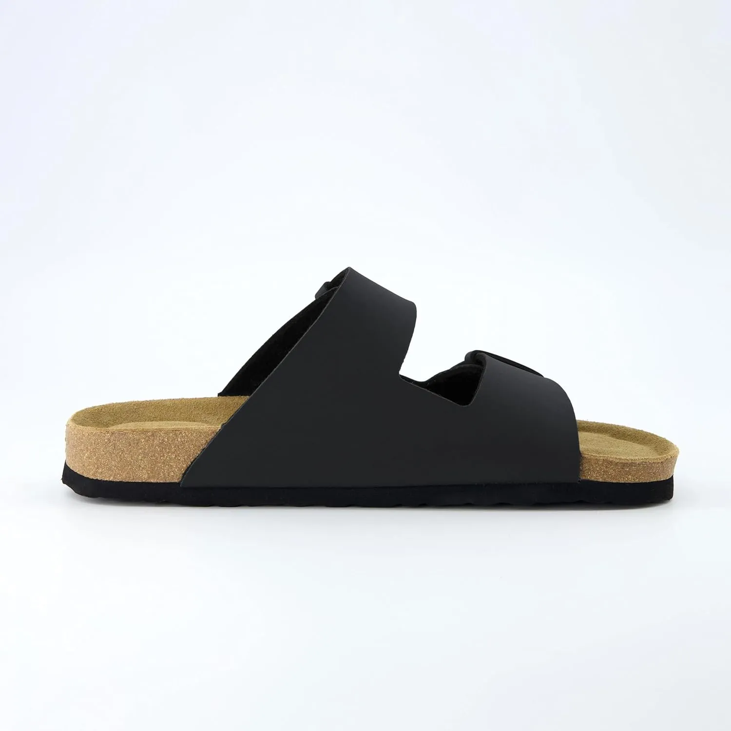 CUSHIONAIRE Men's Lynx Cork footbed Sandal with  Comfort
