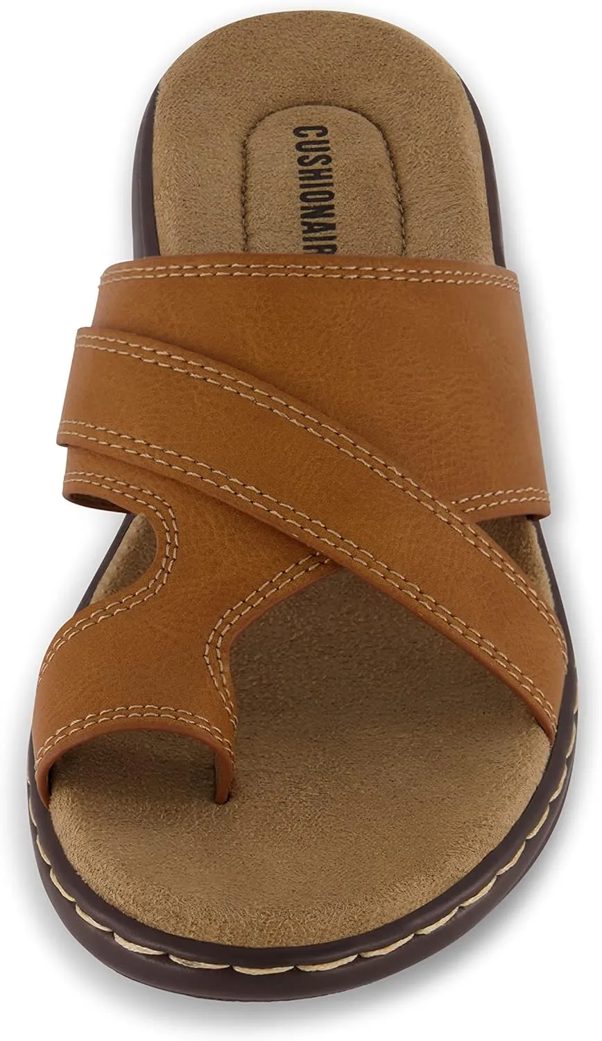 CUSHIONAIRE Women's Blare comfort sandal  Comfort Foam