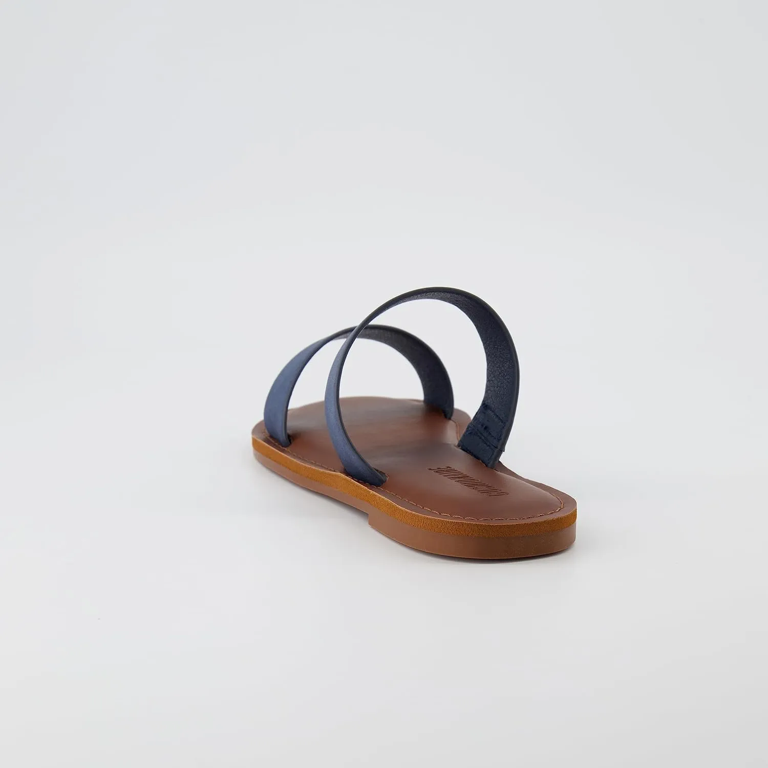 CUSHIONAIRE Women's Calico 2 band slide Sandal with  Comfort Foam