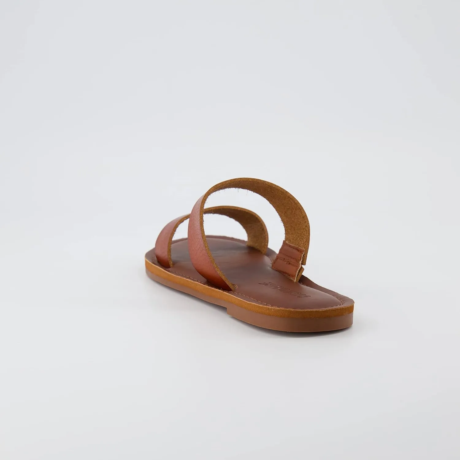 CUSHIONAIRE Women's Calico 2 band slide Sandal with  Comfort Foam
