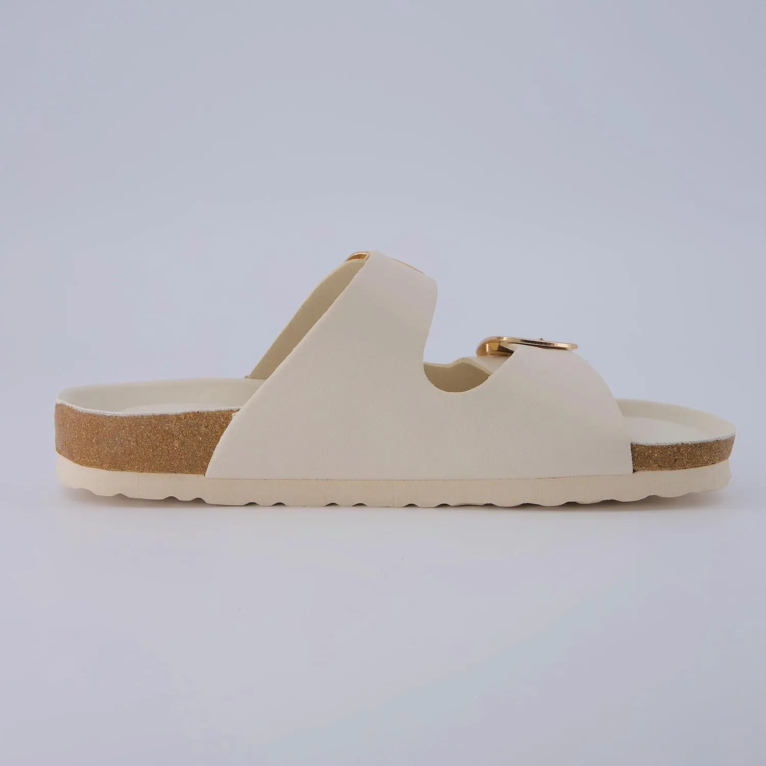 CUSHIONAIRE Women's Lang Cork footbed Sandal with  Comfort