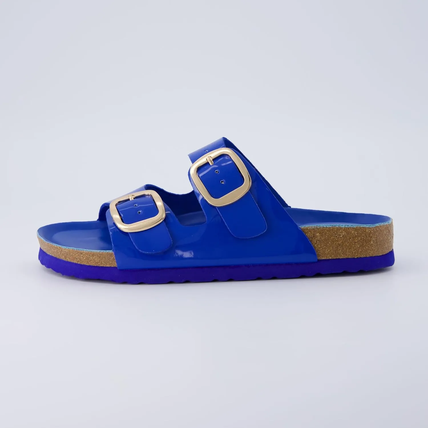 CUSHIONAIRE Women's Lang Cork footbed Sandal with  Comfort