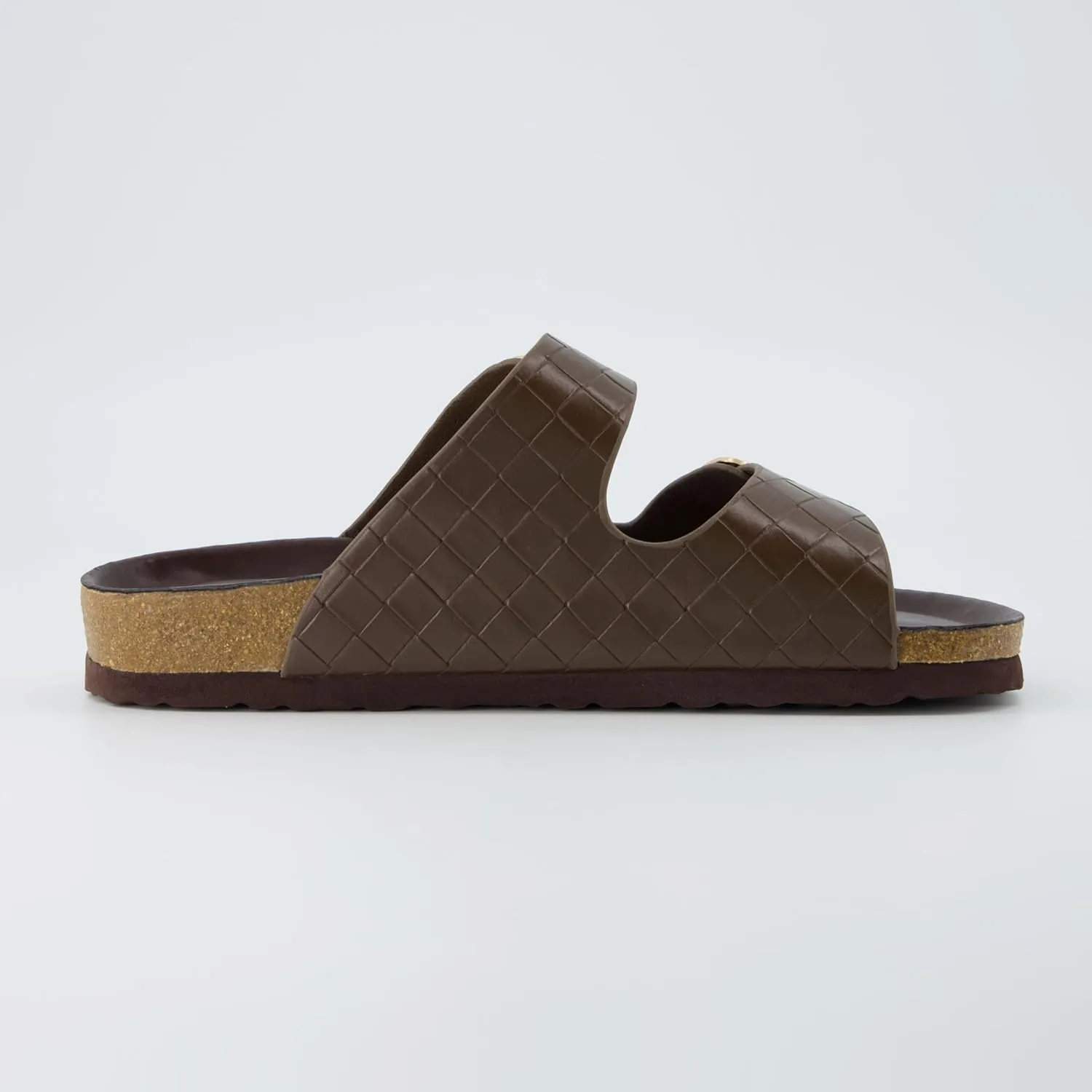 CUSHIONAIRE Women's Lang Cork footbed Sandal with  Comfort