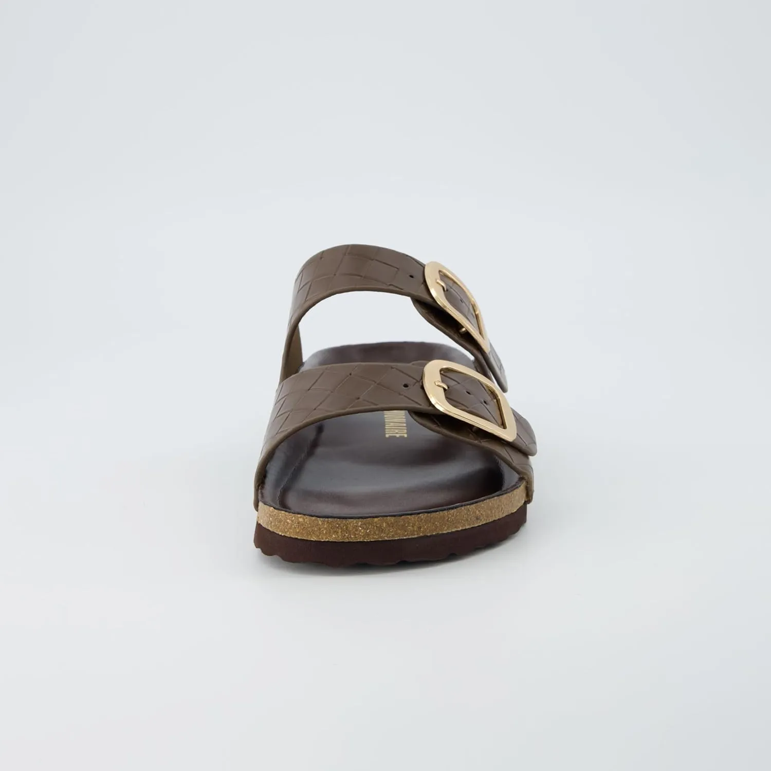 CUSHIONAIRE Women's Lang Cork footbed Sandal with  Comfort