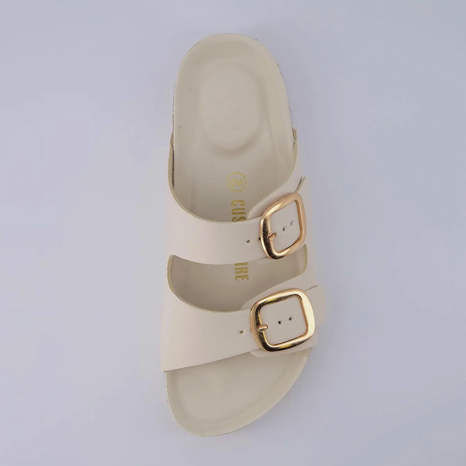 CUSHIONAIRE Women's Lang Cork footbed Sandal with  Comfort