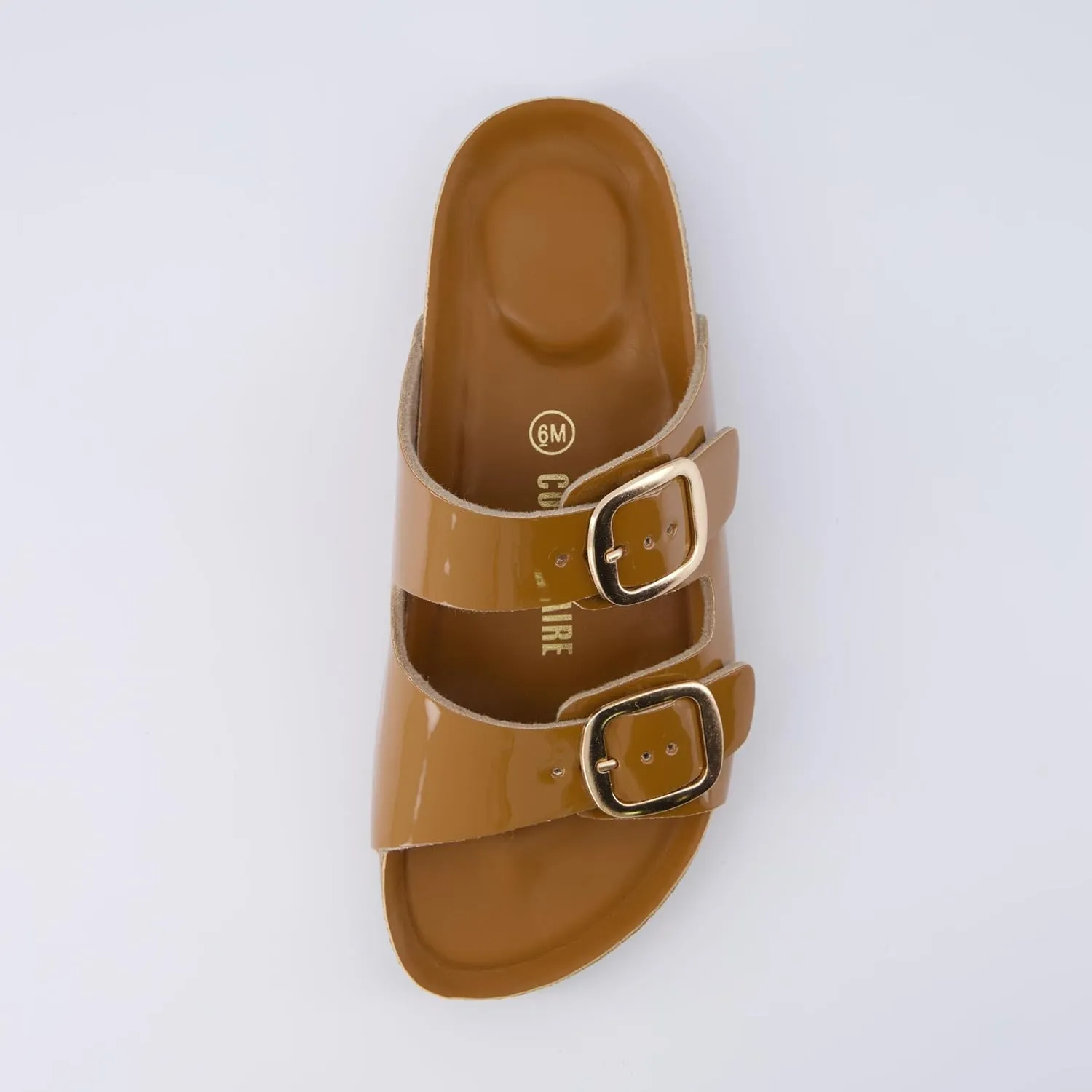 CUSHIONAIRE Women's Lang Cork footbed Sandal with  Comfort