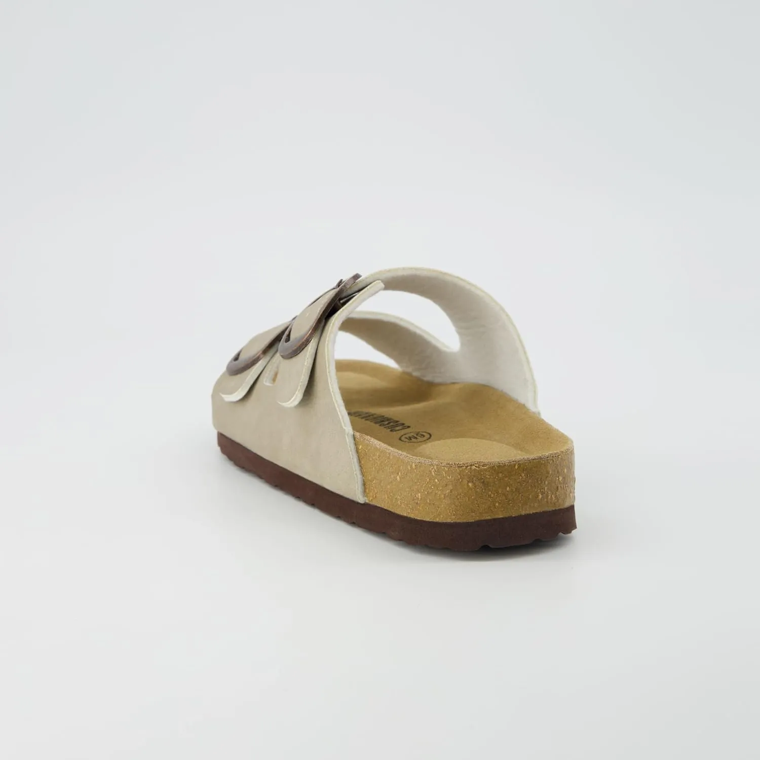 CUSHIONAIRE Women's Lang Cork footbed Sandal with  Comfort
