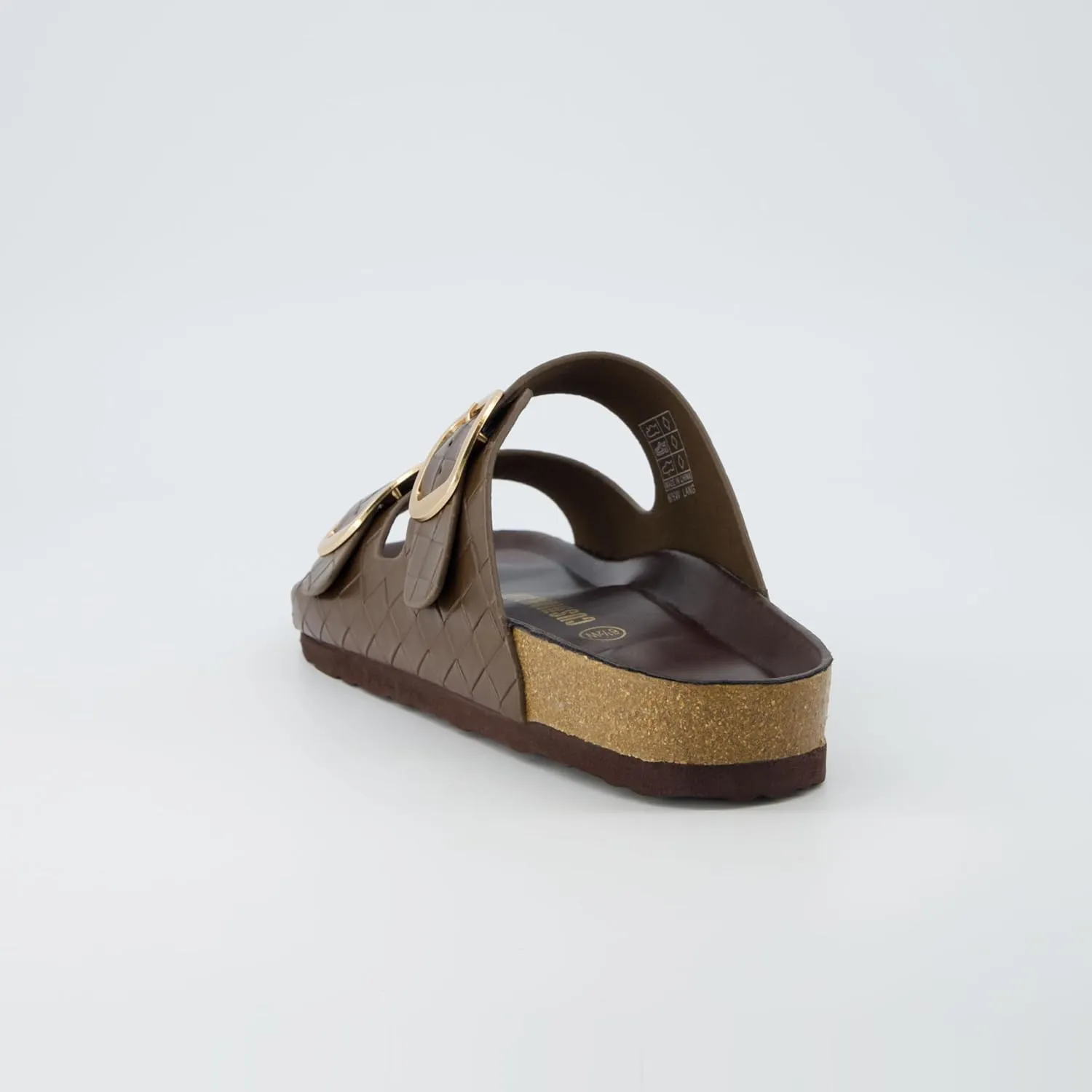 CUSHIONAIRE Women's Lang Cork footbed Sandal with  Comfort