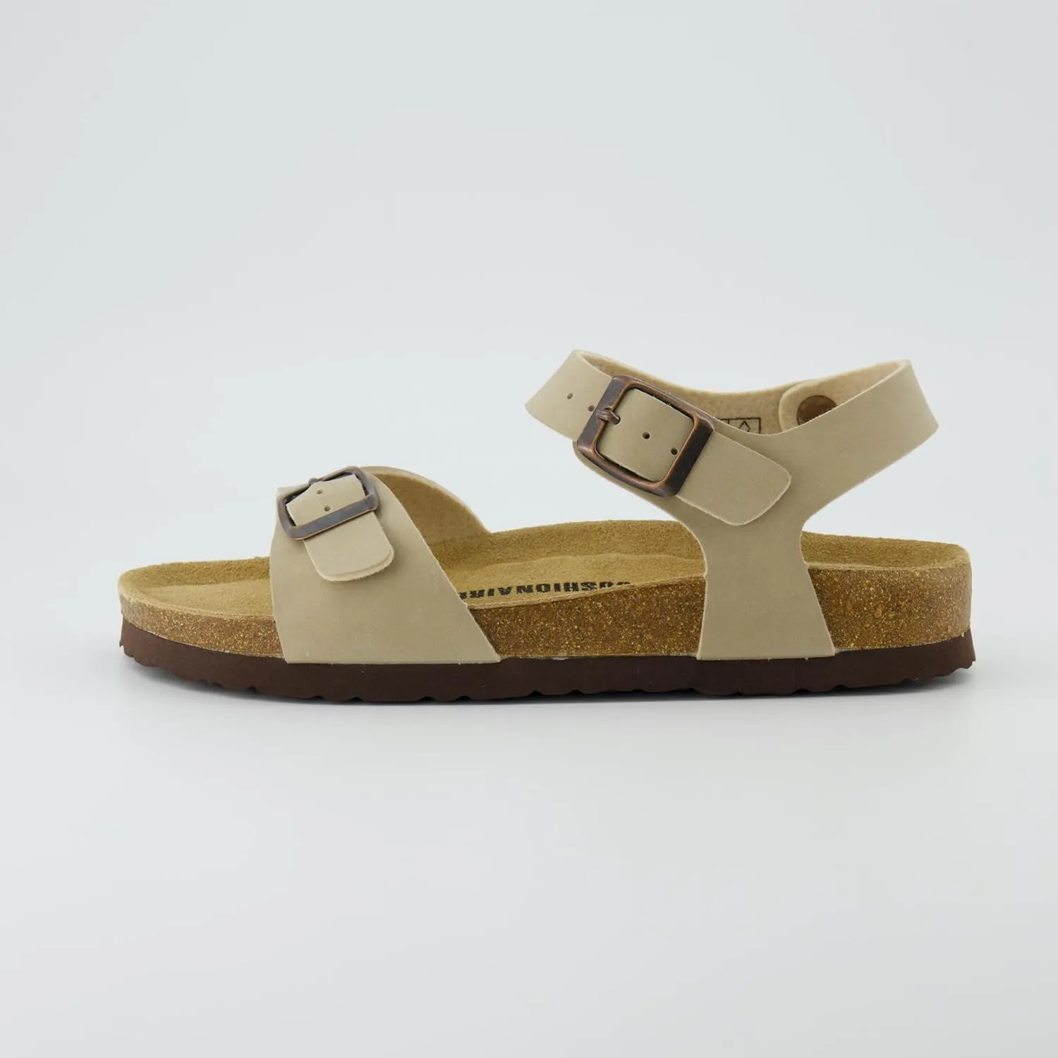 CUSHIONAIRE Women's Lauri Cork footbed Sandal with  Comfort