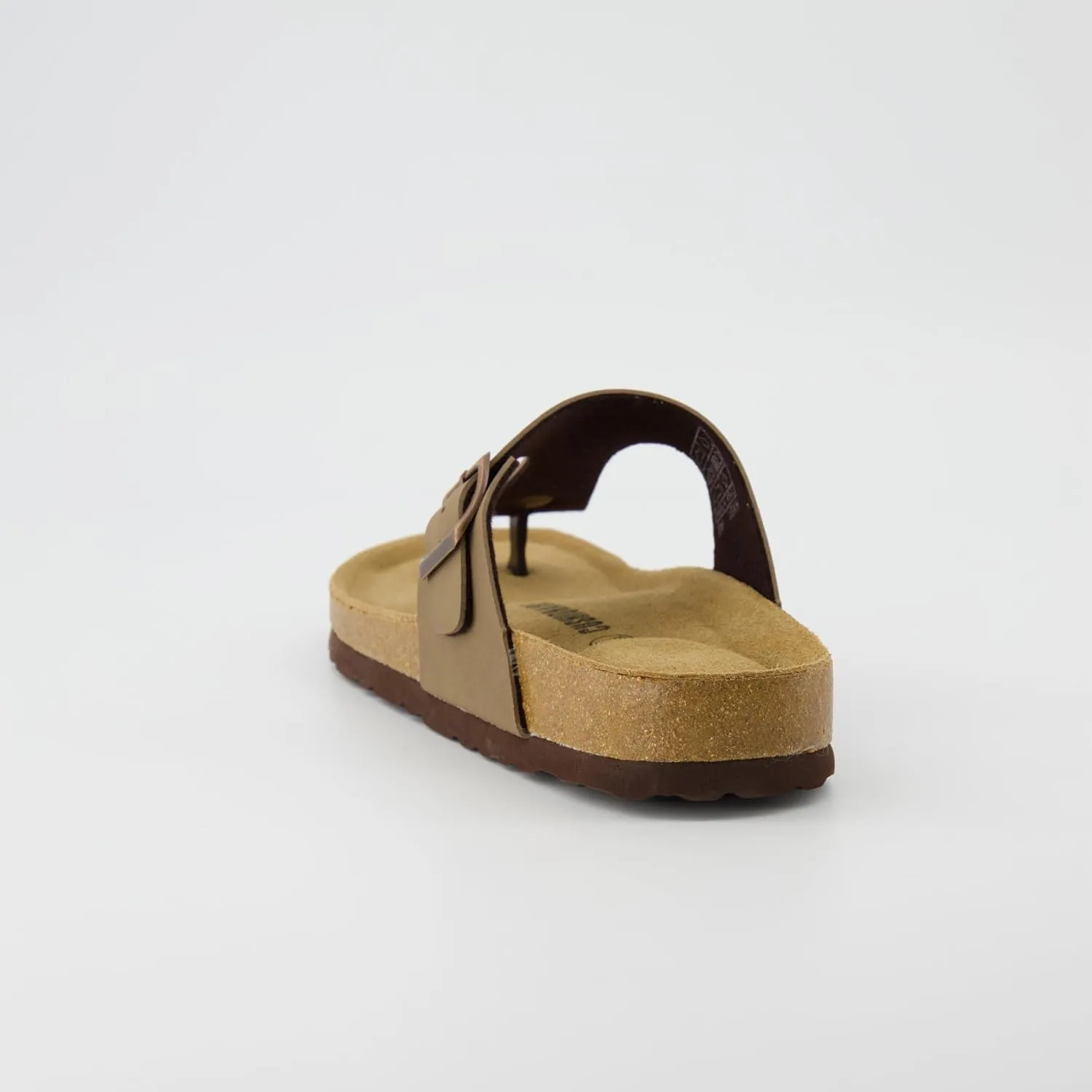 CUSHIONAIRE Women's Leah Cork Footbed Sandal With  Comfort