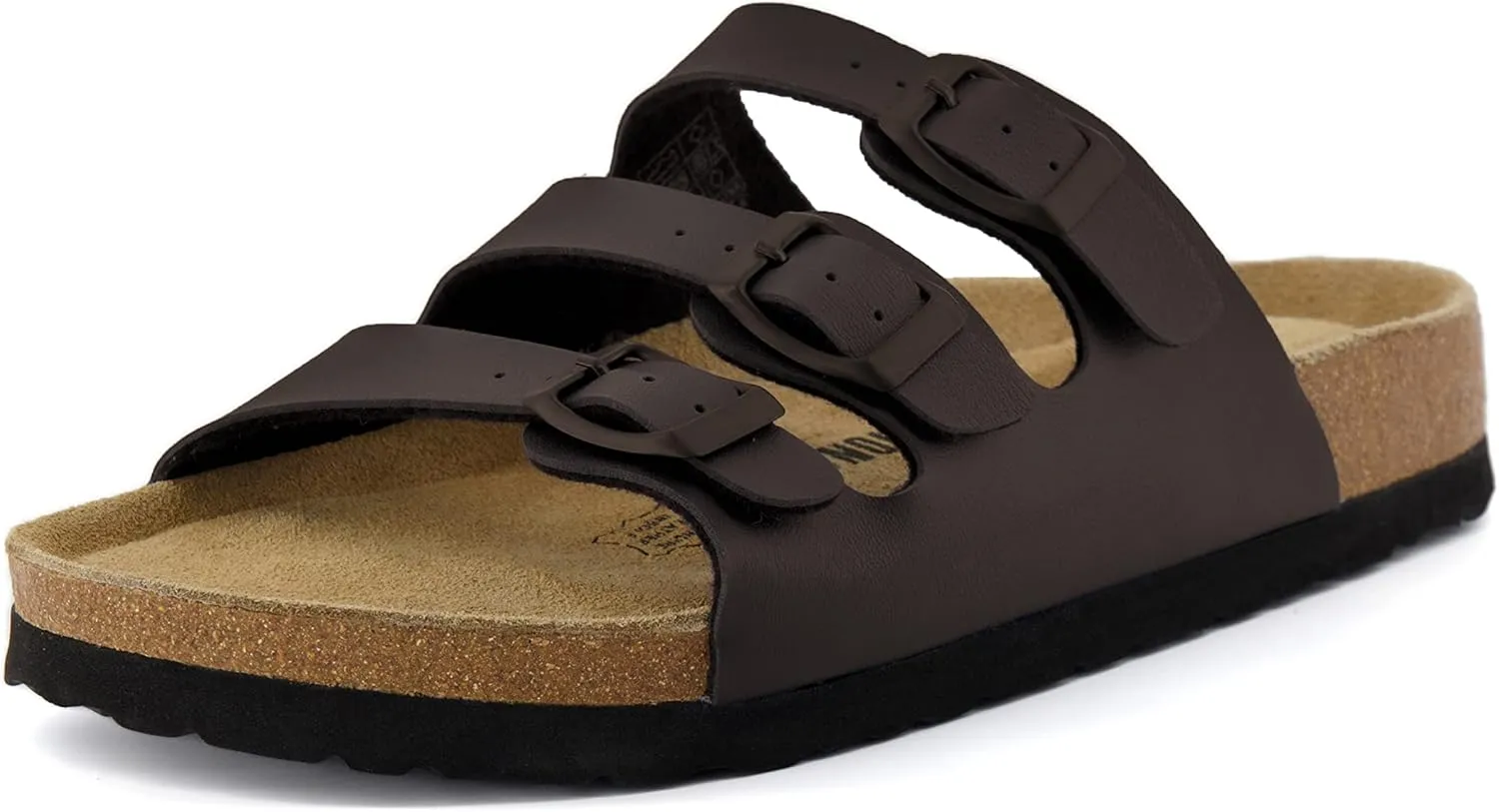 CUSHIONAIRE Women's Lela Cork footbed Sandal with  Comfort