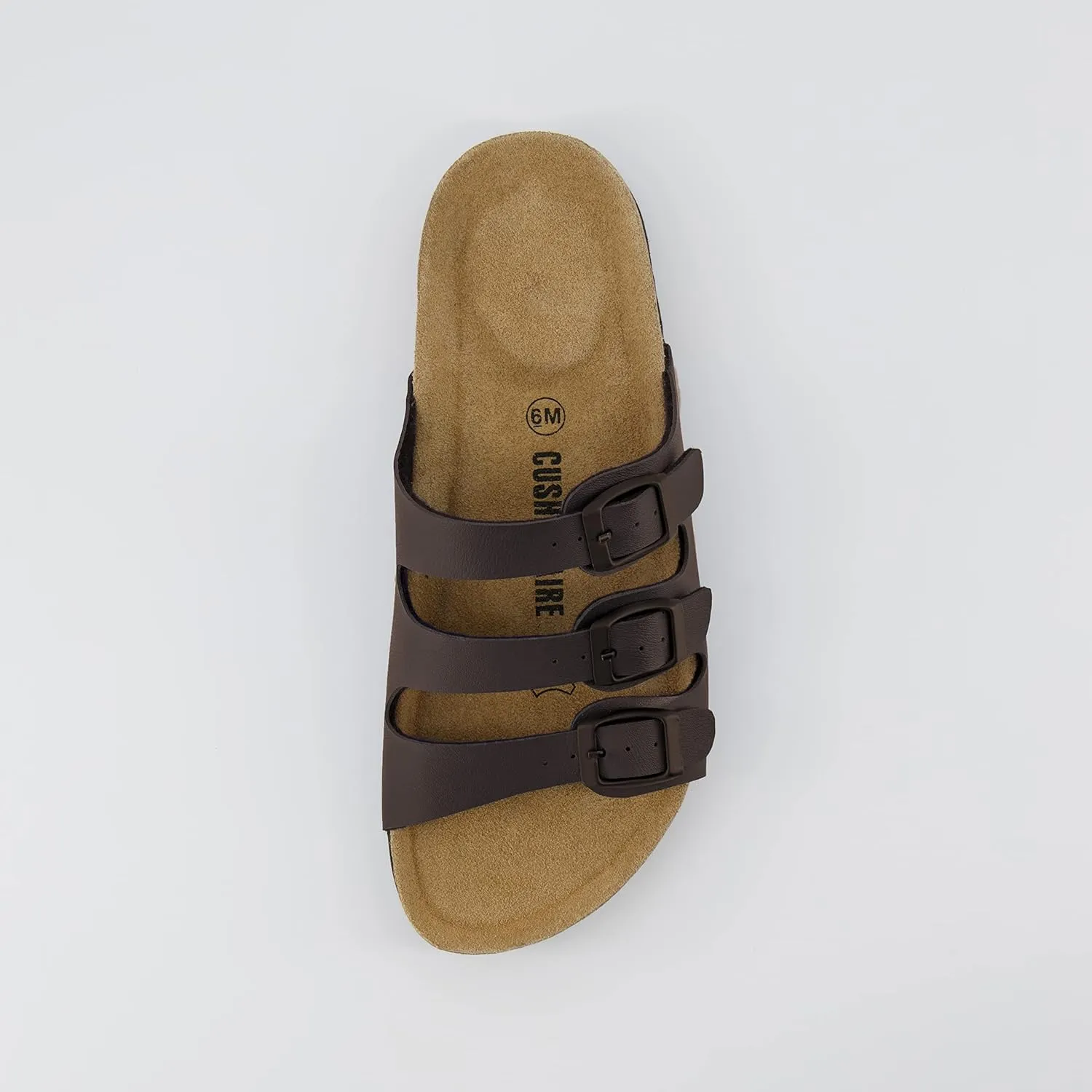 CUSHIONAIRE Women's Lela Cork footbed Sandal with  Comfort