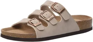 CUSHIONAIRE Women's Lela Cork footbed Sandal with  Comfort