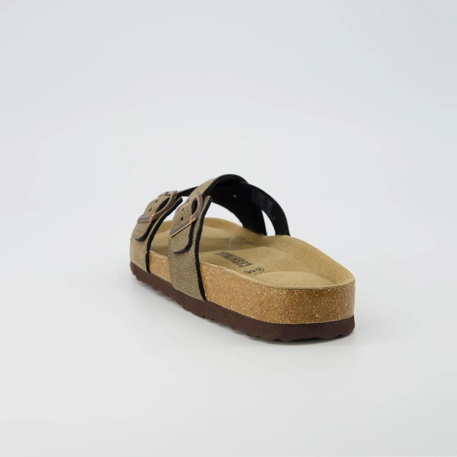CUSHIONAIRE Women's Liza Cork Footbed Sandal With  Comfort