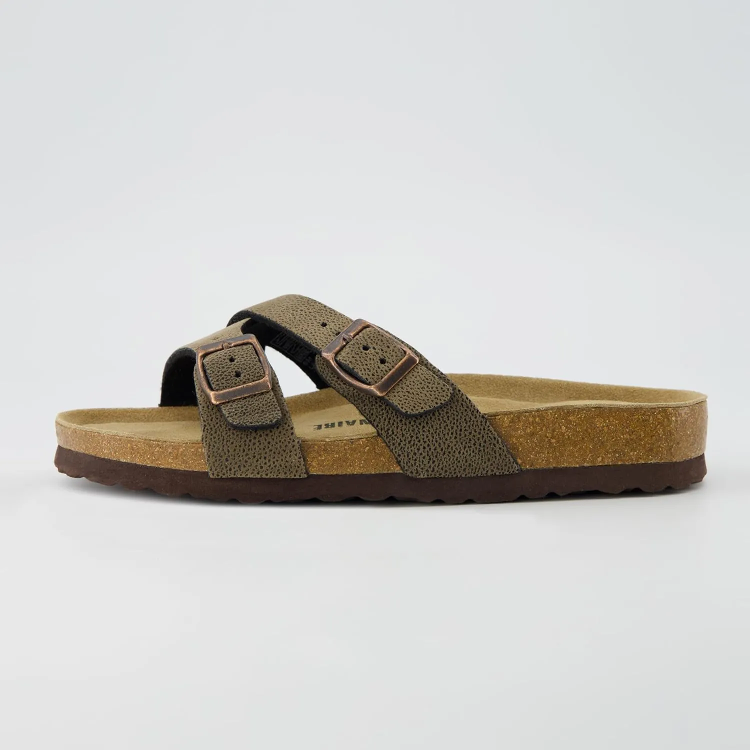 CUSHIONAIRE Women's Liza Cork Footbed Sandal With  Comfort