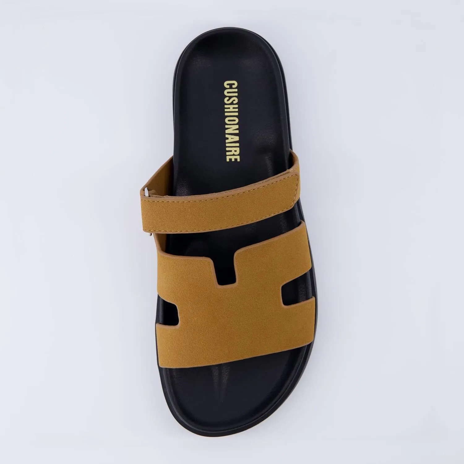 CUSHIONAIRE Women's Lotto footbed sandal with  Comfort, Wide Widths Available