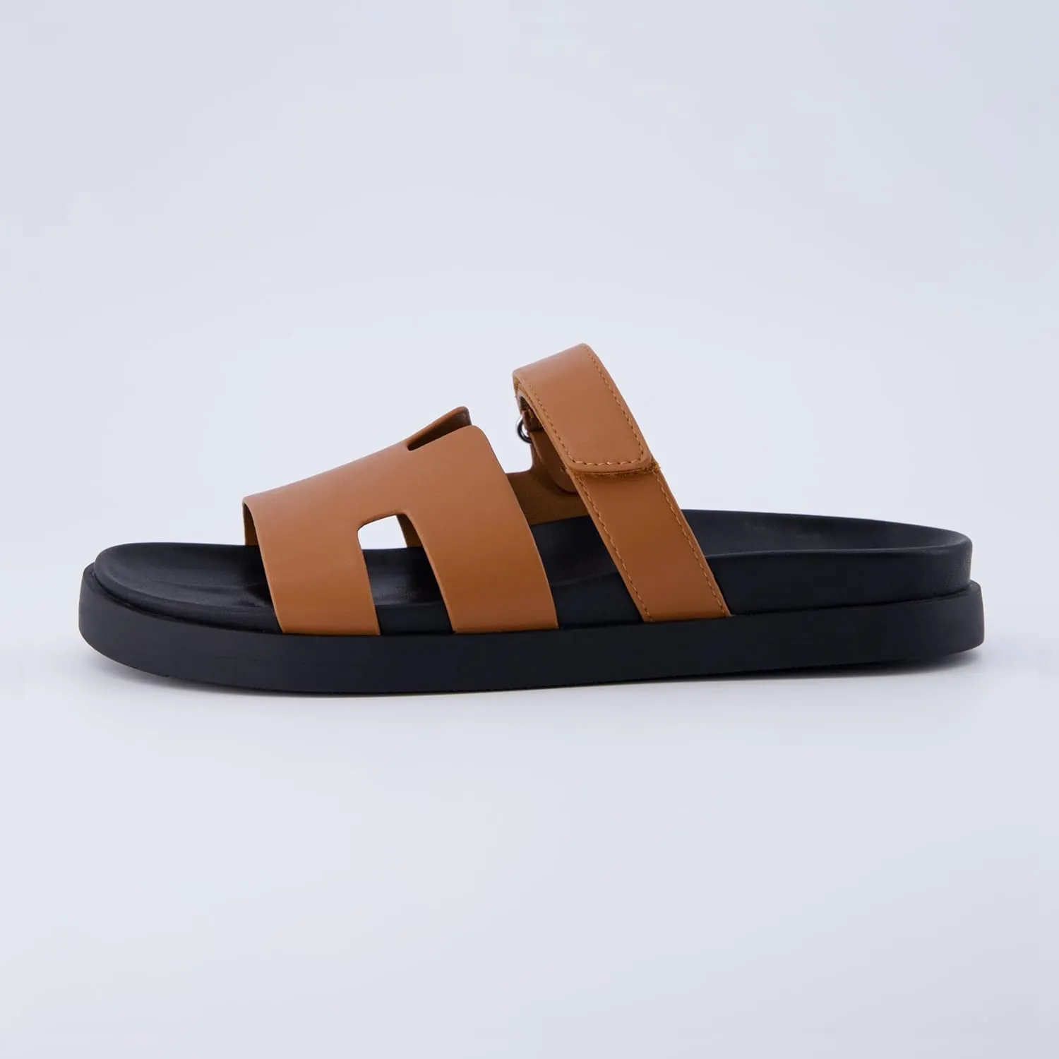 CUSHIONAIRE Women's Lotto footbed sandal with  Comfort, Wide Widths Available