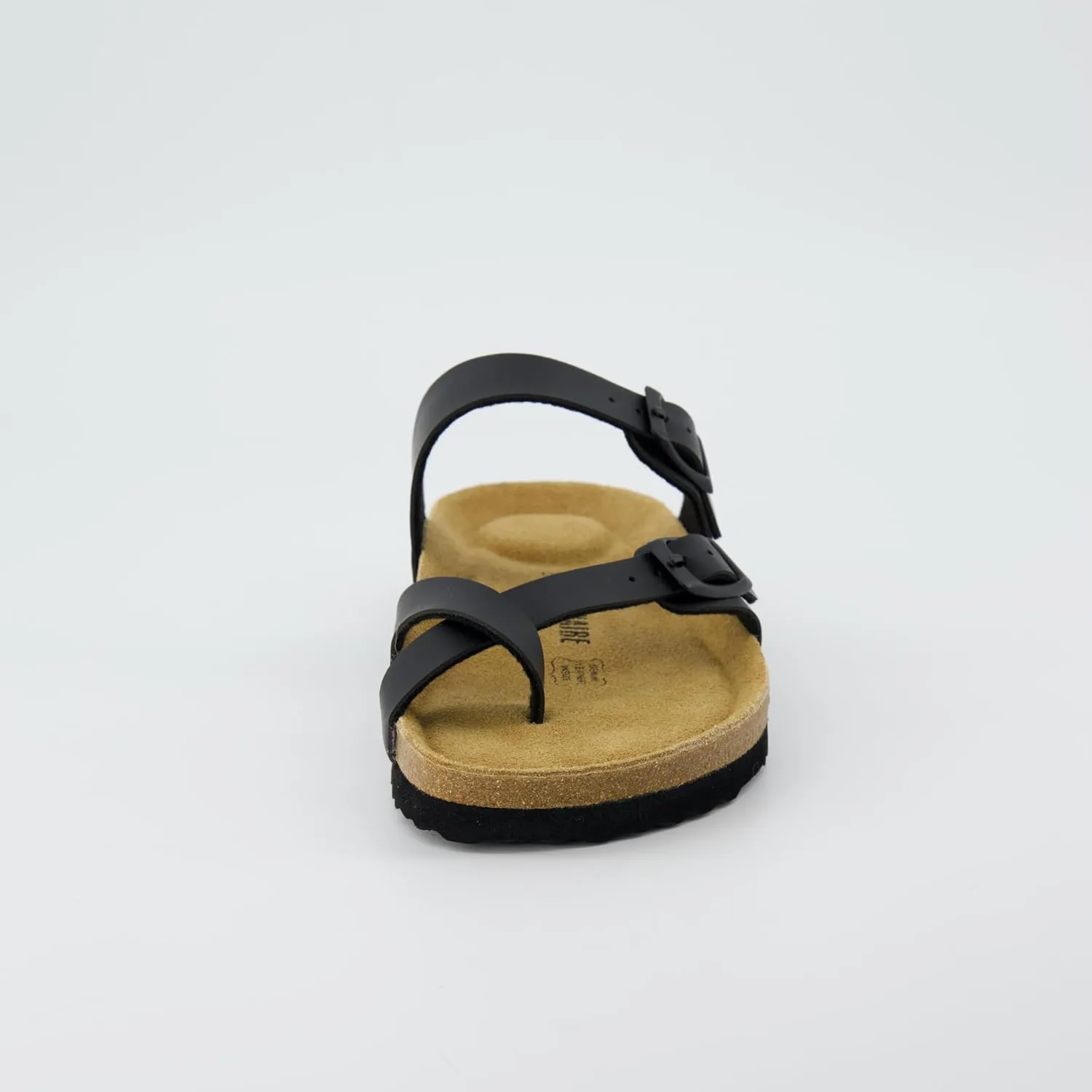 CUSHIONAIRE Women's Luna Cork Footbed Sandal With  Comfort