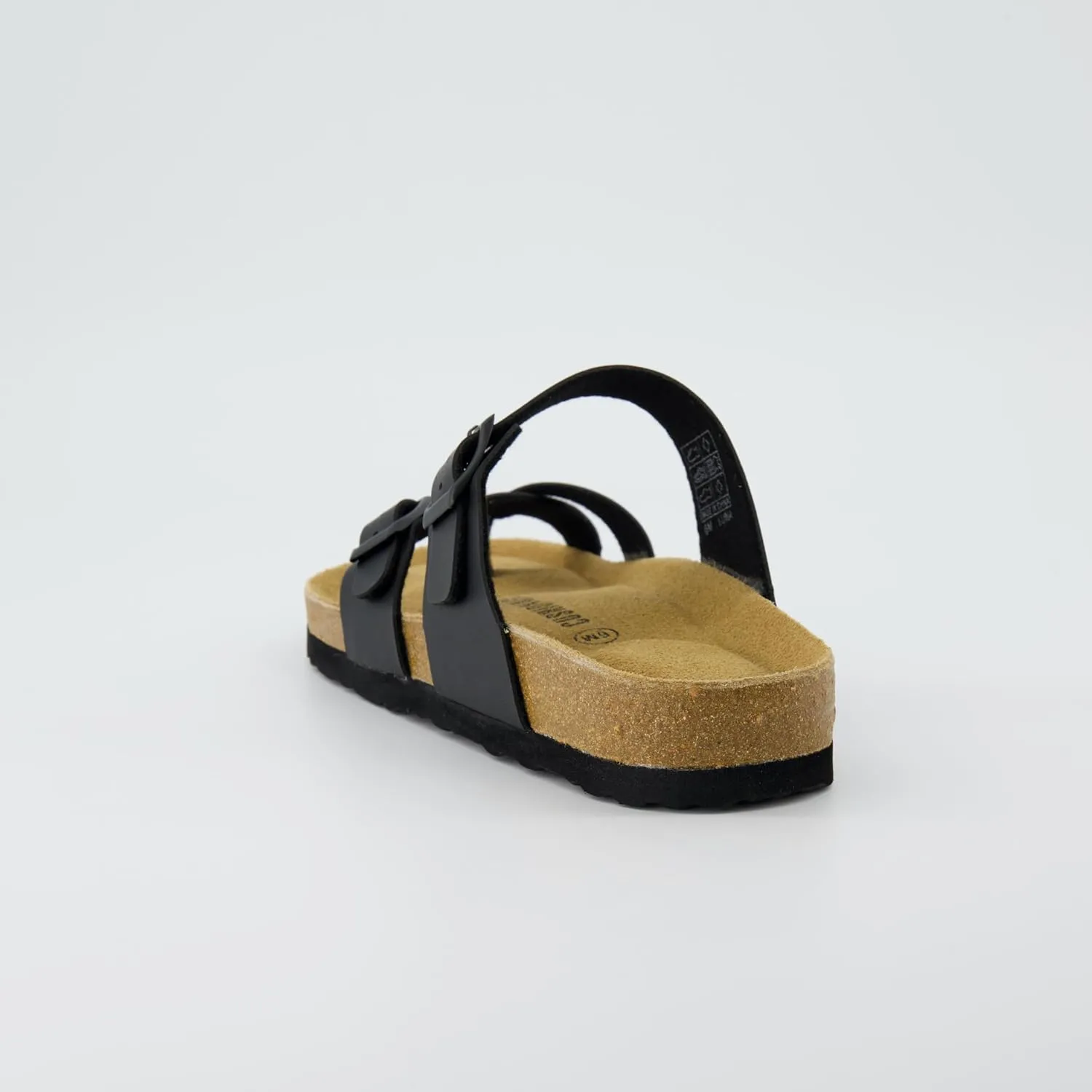 CUSHIONAIRE Women's Luna Cork Footbed Sandal With  Comfort