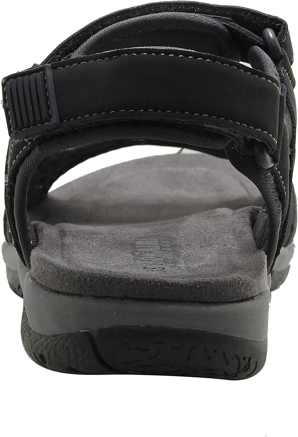 CUSHIONAIRE Women's Pace comfort footbed outdoor sandal with adjustable straps and  Memory Foam, Wide Widths Available