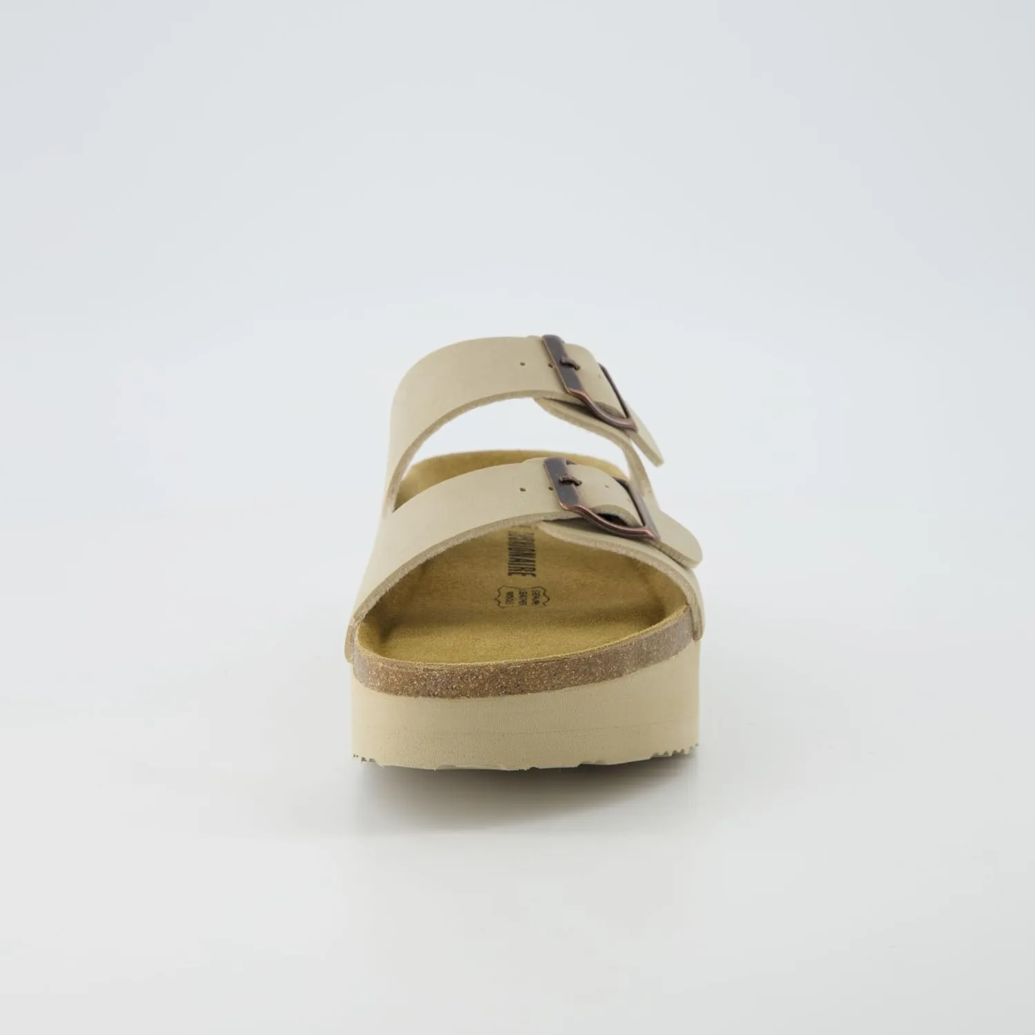 CUSHIONAIRE Women's Plane Platform Footbed Sandal With  Comfort, Wide Widths Available