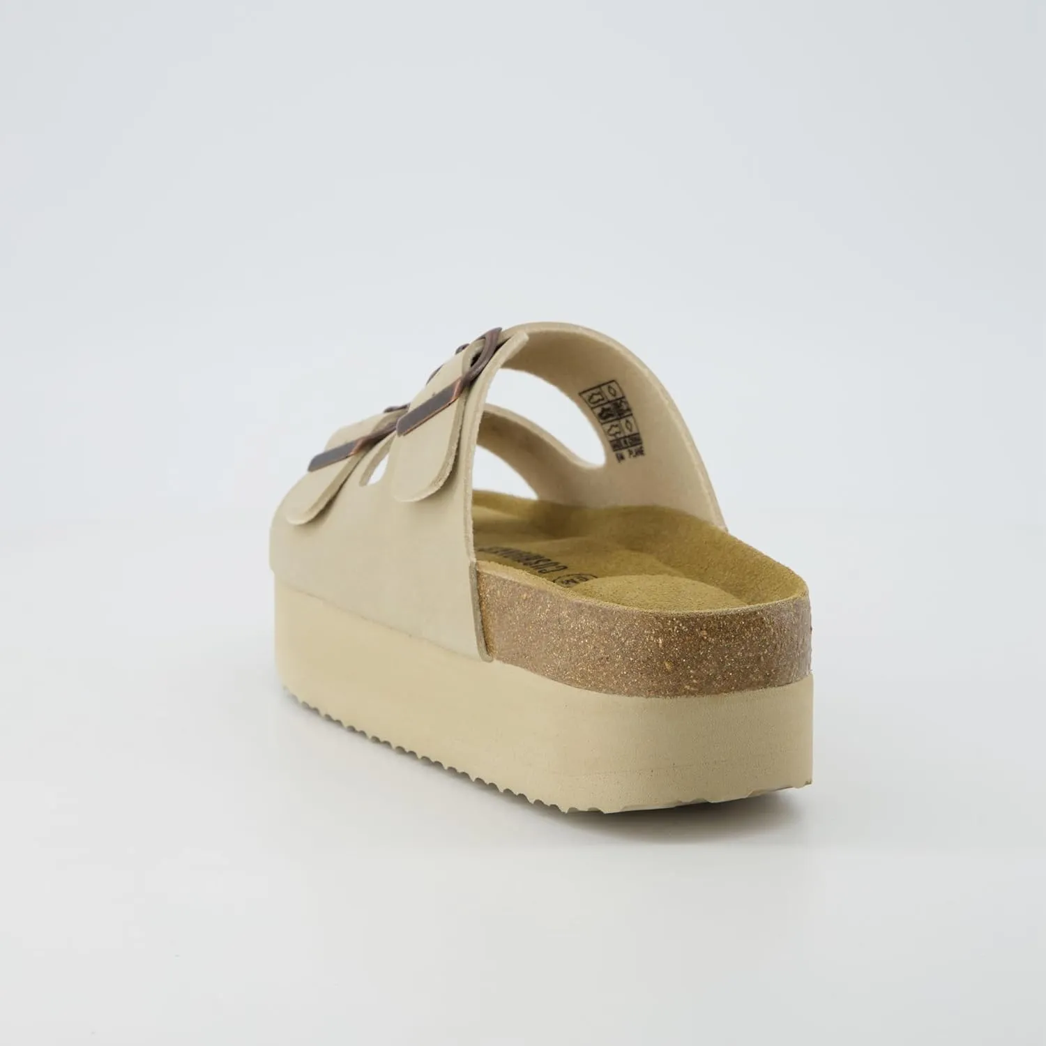 CUSHIONAIRE Women's Plane Platform Footbed Sandal With  Comfort, Wide Widths Available