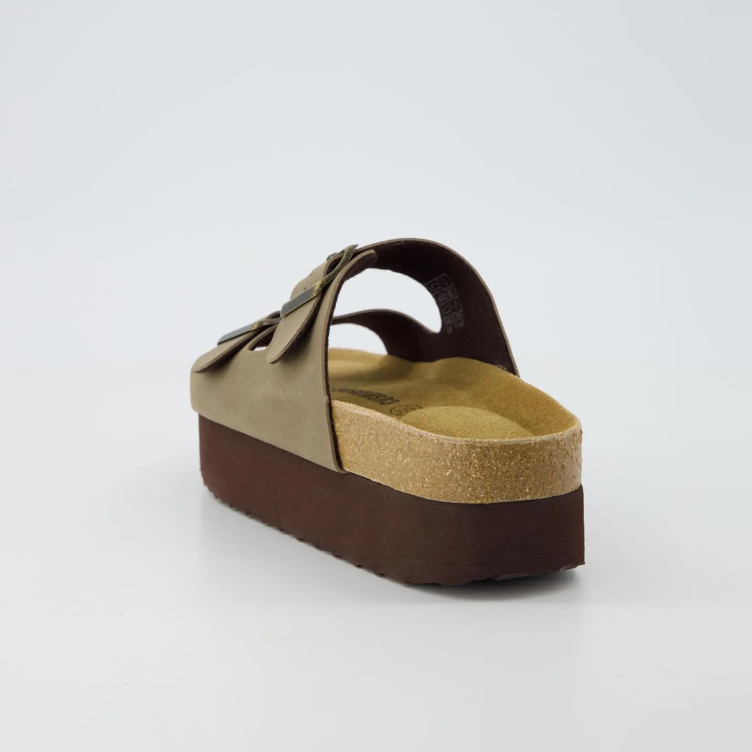 CUSHIONAIRE Women's Plane Platform Footbed Sandal With  Comfort, Wide Widths Available