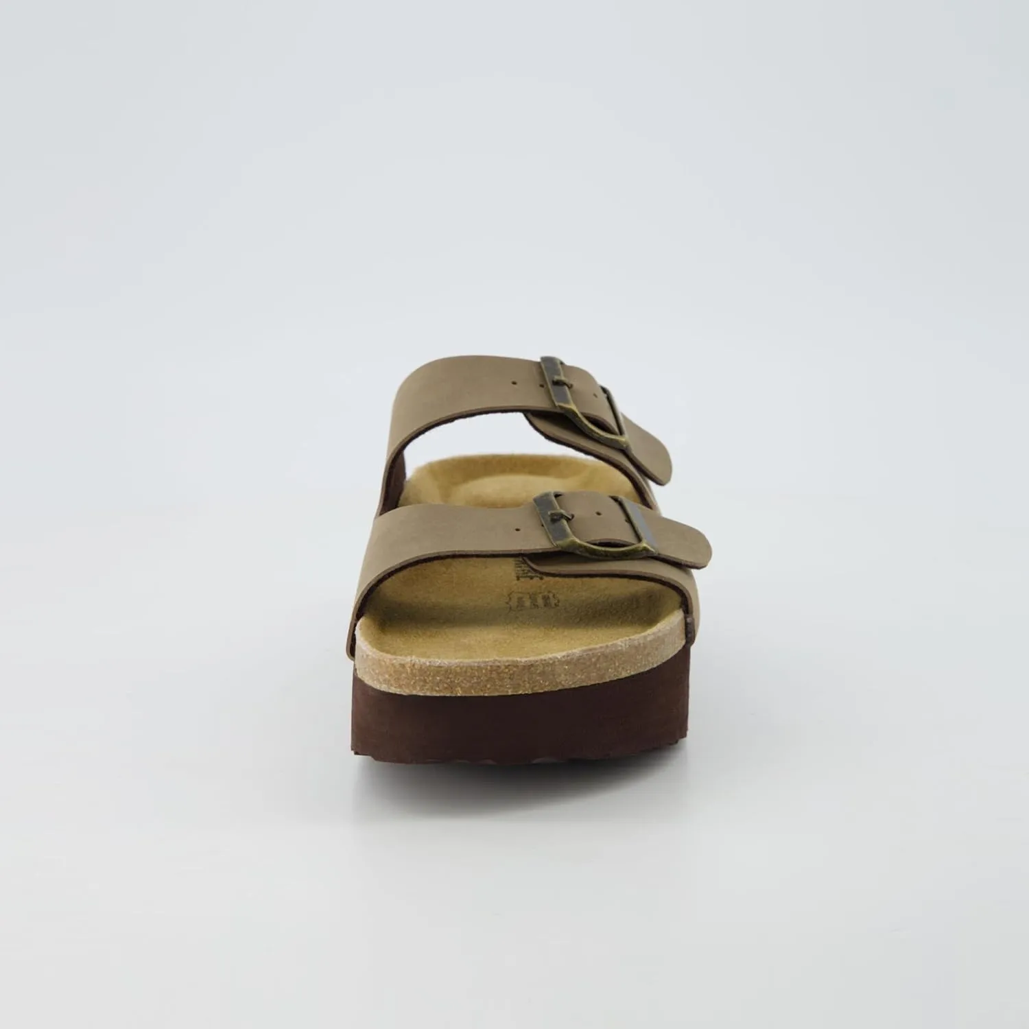 CUSHIONAIRE Women's Plane Platform Footbed Sandal With  Comfort, Wide Widths Available