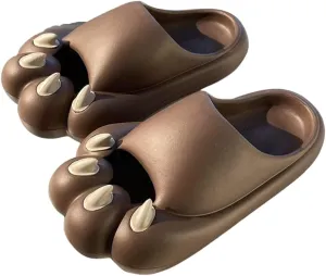 Cute Novelty Bear Claw Pillow Slipper Cloud Slides Non-Slip Summer Slipper