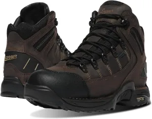 Danner 453 5.5" Waterproof Hiking Boots for Men - Nubuck Leather Upper with Breathable Gore-Tex Lining, Toe Cap, and TFX Traction Outsole