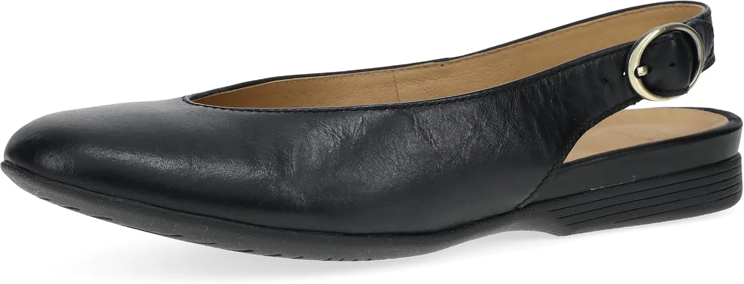 Dansko Lea Slingback Flats for Women - Comfortable Flats with Arch Support for Comfort