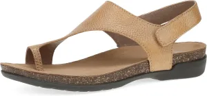 Dansko Reece Sandal for Women - Memory Foam and Cork Footbed for Comfort and Arch Support - Lightweight Rubber Outsole for Long-Lasting Wear- Versatile Casual to Dressy with Hook & Loop Strap