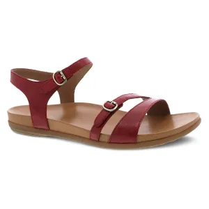 Dansko Women's Janelle Red Glazed Kid Leather 6210040300