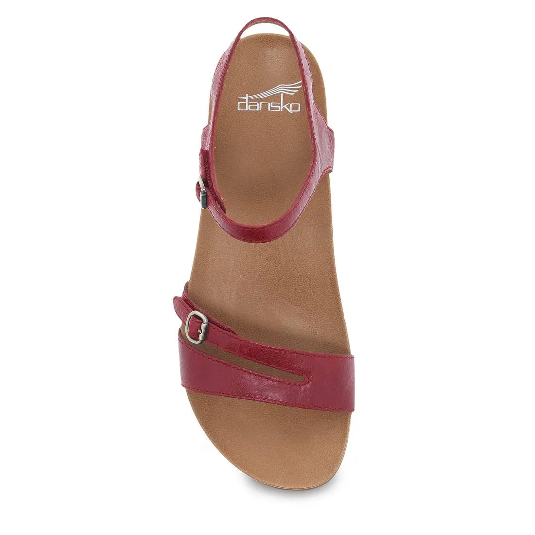 Dansko Women's Janelle Red Glazed Kid Leather 6210040300