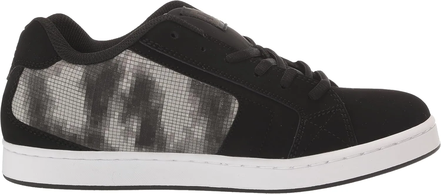 DC Men's Net Low Top Lace Up Casual Skate Shoe Sneaker